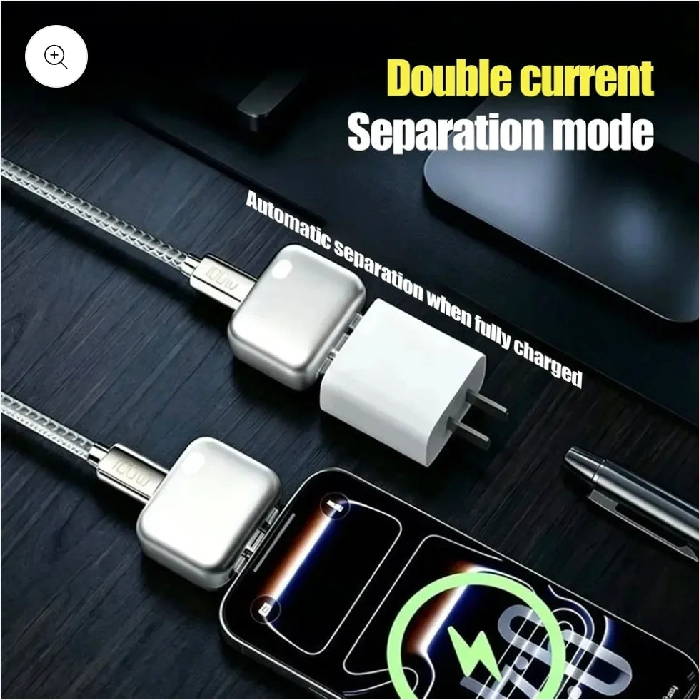 Auto Disconnect Charging Adapter 140w Smart Auto Stop Charging Protector for & Physical Power Breaker to Overcharging