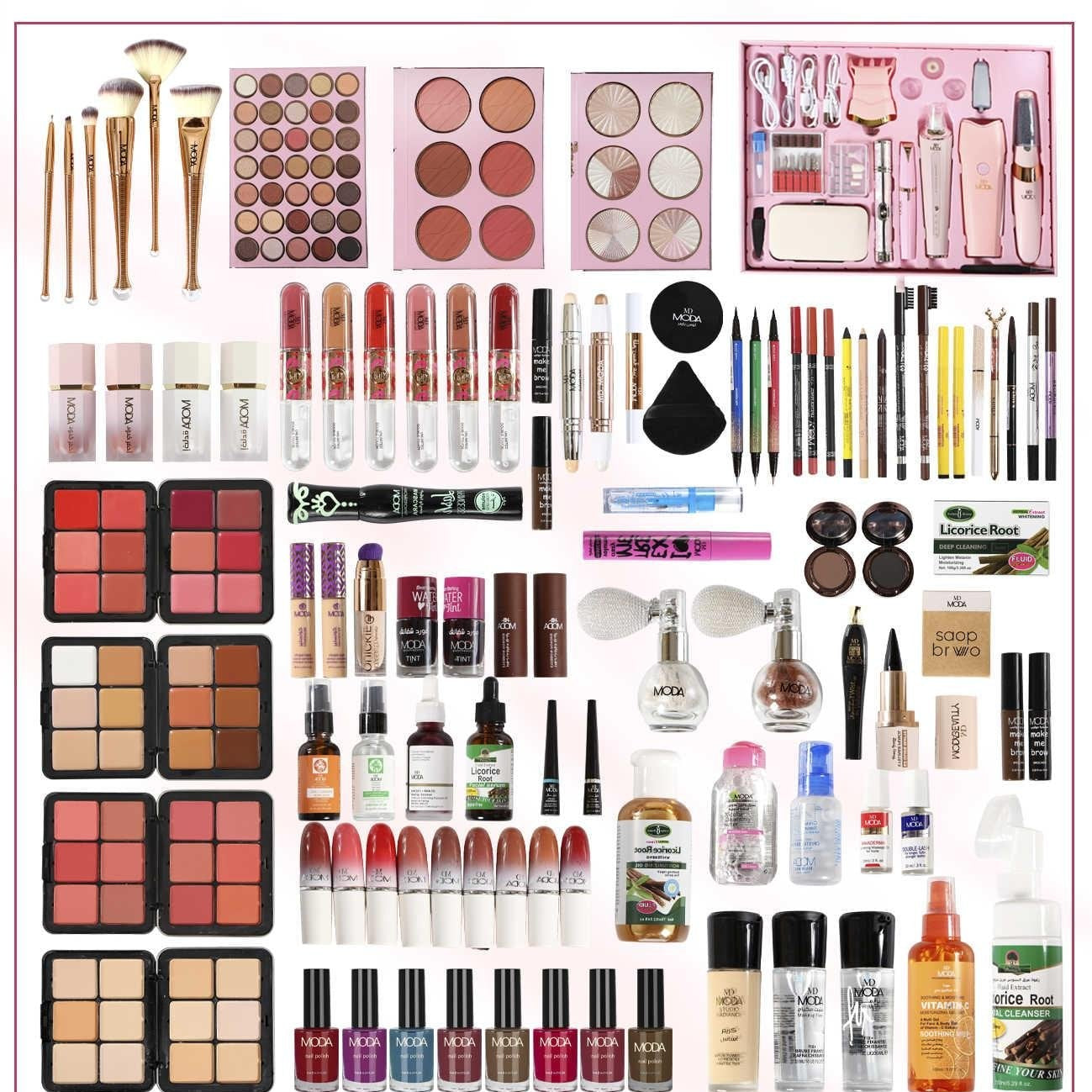 The Advanced Box – 140 complete pieces makeup | الصندوق المتقدم – 140 قطعة متكاملة لتجربة مكياج وعناية لا مثيل لها
