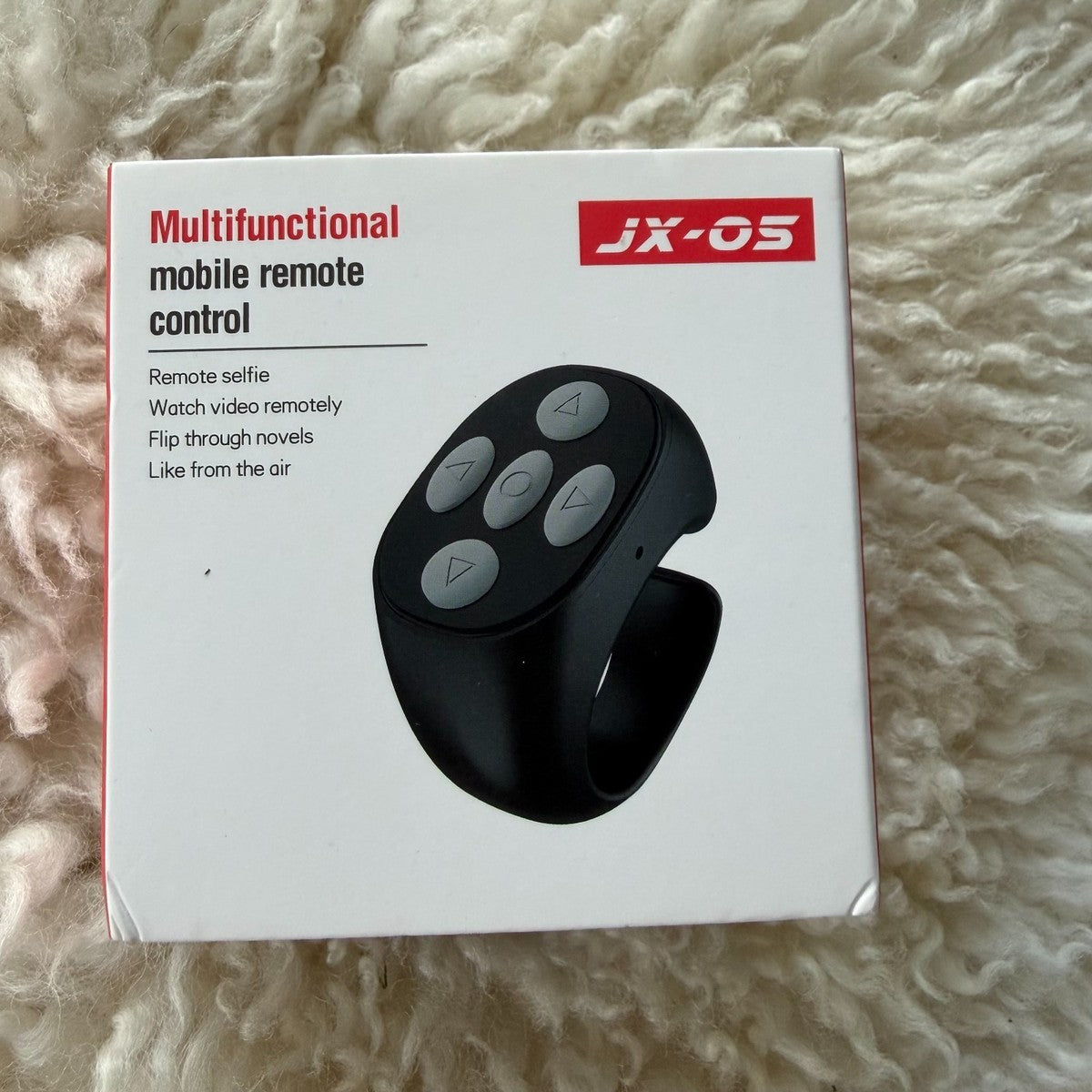 Smart Ring Remote Control – Wireless Bluetooth Scrolling Ring for TikTok,Snapchat,Instagram & Remote Camera Shutter جهاز تحكم عن بعد بحلقة ذكية – حلقة تمرير لاسلكية تعمل بتقنية البلوتوث لتطبيقات تيك توك، سناب شات، إنستغرام، وللتحكم عن بعد في الكاميرا