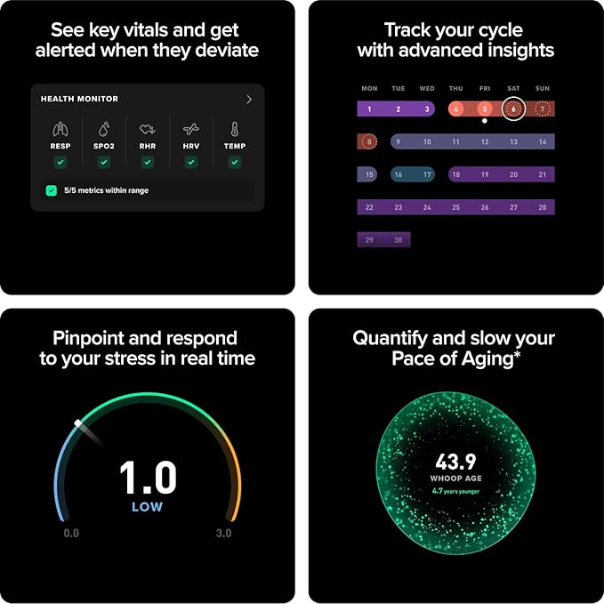 Whoop Bracelet , Health and fitness tracker ( Master Version )| ساعة ووب، جهاز تتبع الصحة واللياقة البدنية