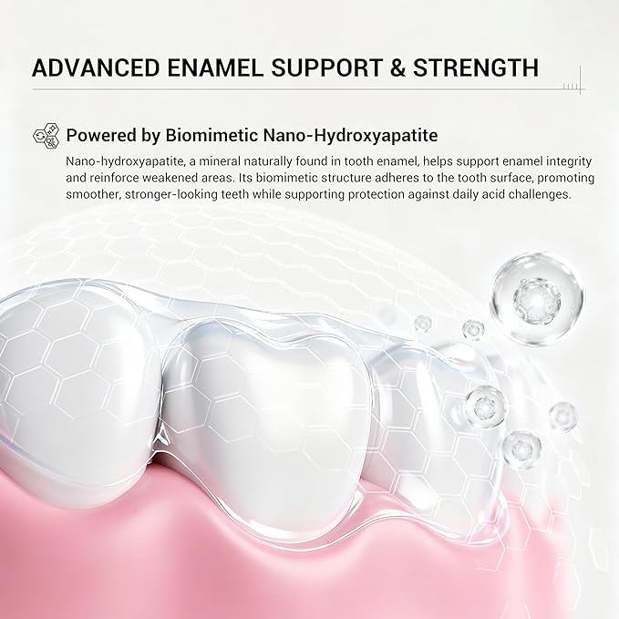 7.5% Nano Hydroxyapatite Fluoride Teeth whitening Toothpaste