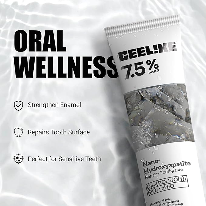 7.5% Nano Hydroxyapatite Fluoride Teeth whitening Toothpaste