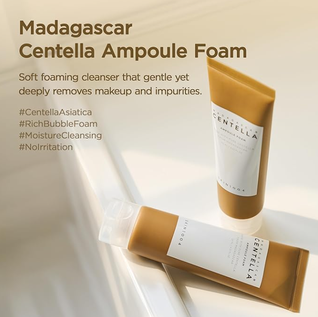 KIN1004 Madagascar Centella Ampoule Foam, 125mL