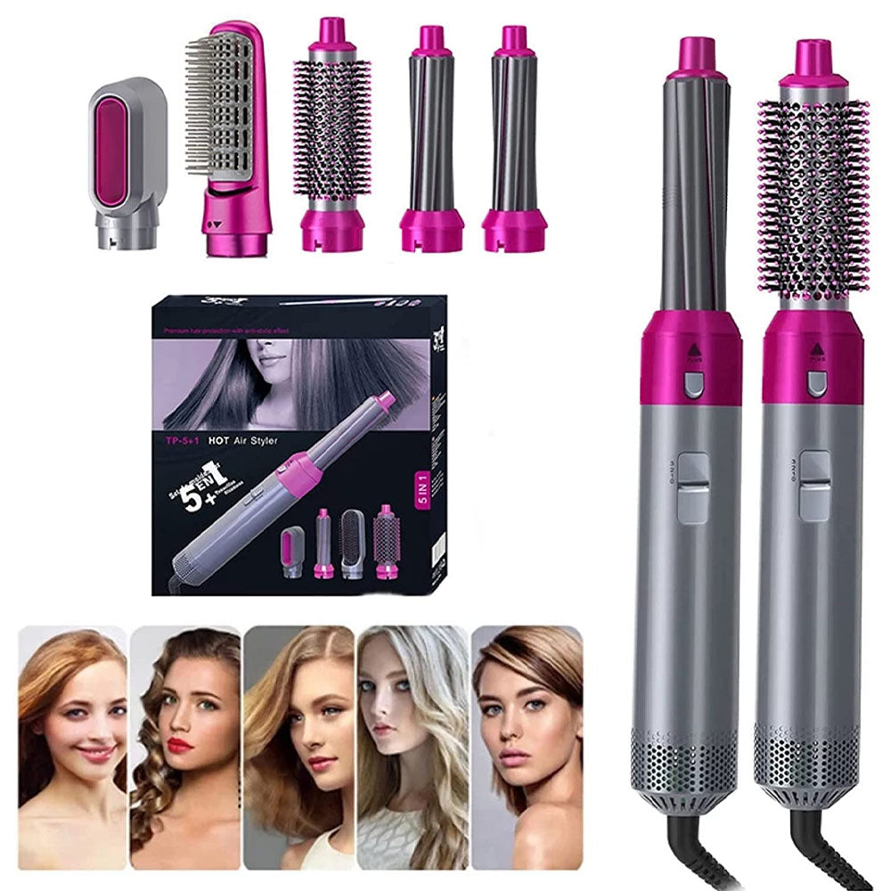 🌸 AirWrap Pro™ 5-in-1 Hair Styling Tool – Dry, Curl, Straighten & Volumize