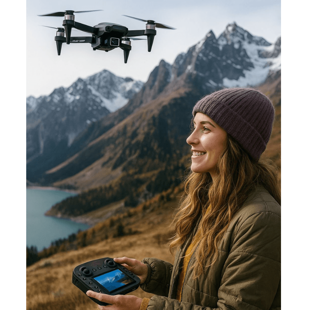 Drone with HD Camera – 360° Flip, Gesture Control, 3 Speed Modes, Gravity Sensor, One-Key Takeoff | Ideal for Travel, Sports & Vlog Shooting