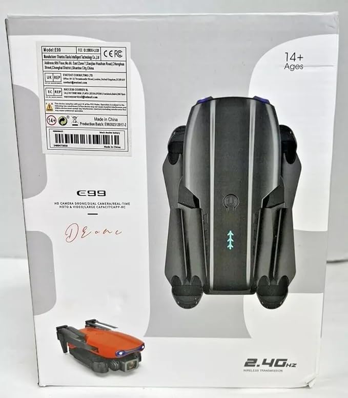 E99 Pro 4K Drone – Dual Camera, 5G GPS & Dual Battery – طائرة الدرون E99
